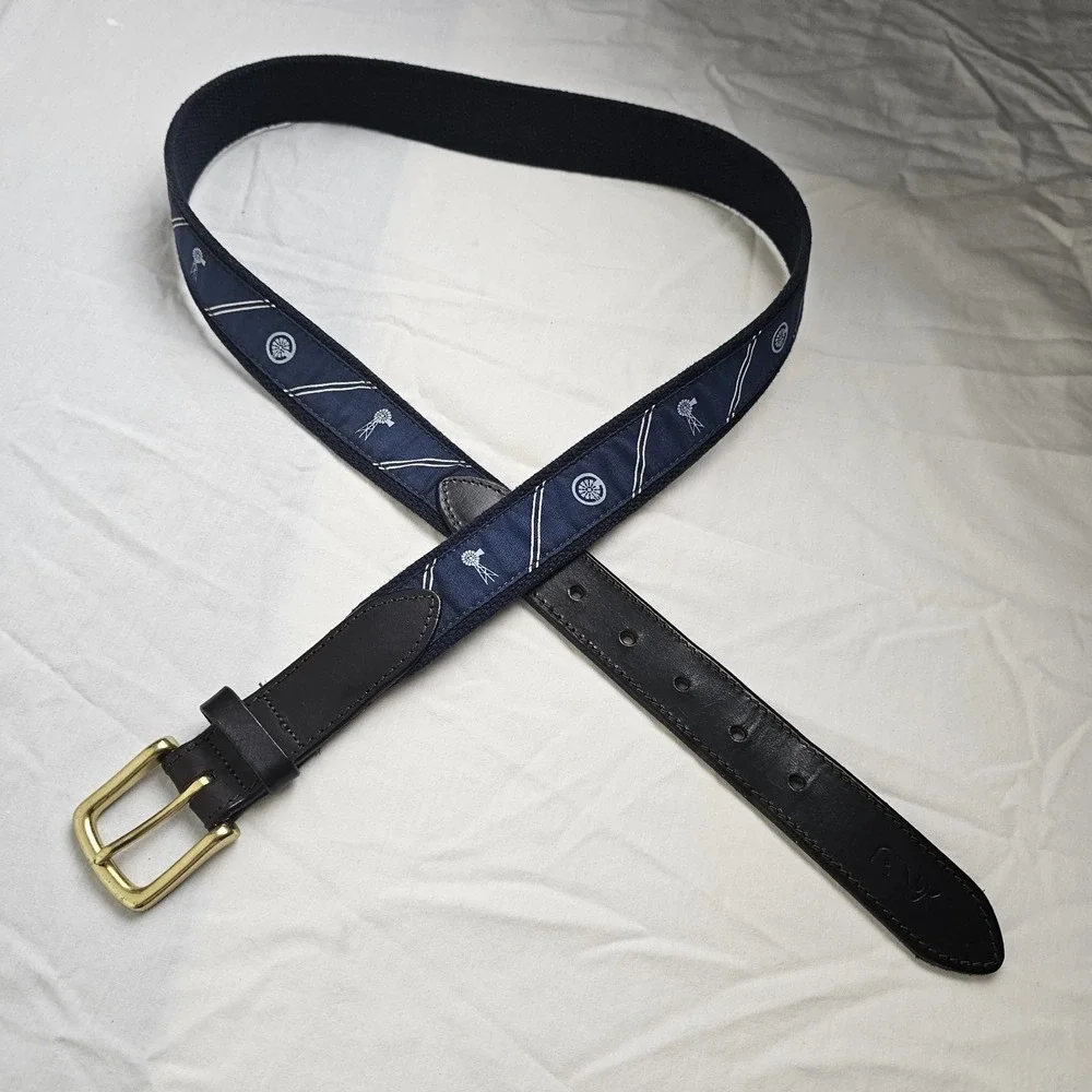 VINEYARD VINES RYDER CUP 2020 WHISTLING STRAITS GOLF BELT Mens Size 40 Navy Blue